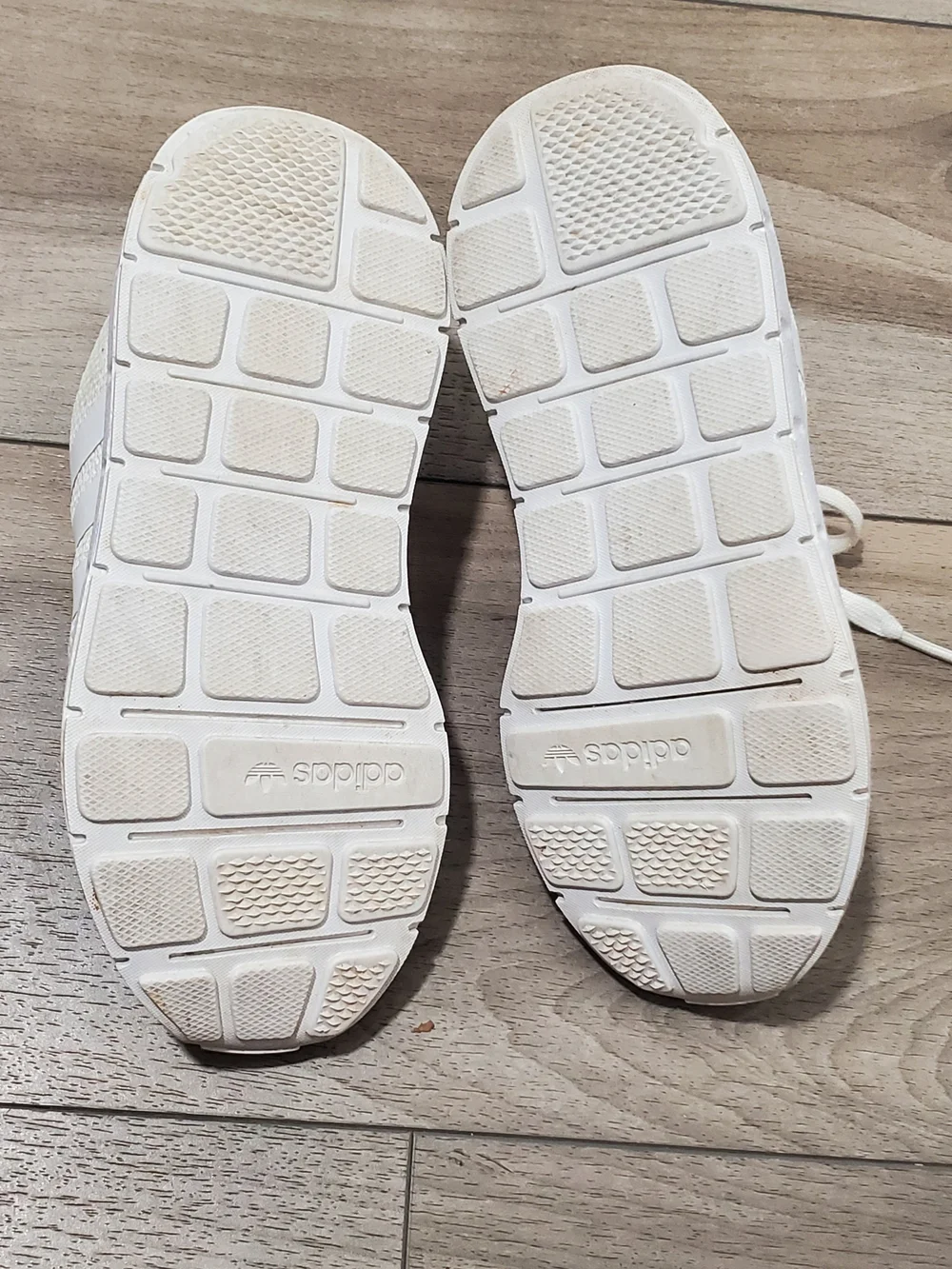 adidas Off-White Knit Lace-Up Sneakers